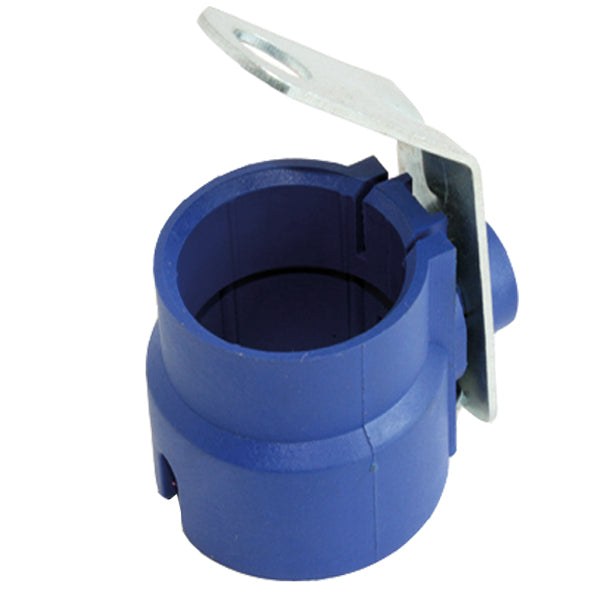 Halterung für Anhängerstecker, blau