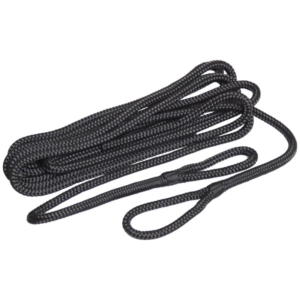 Robline, Fenderline geflochten 2er Pack, schwarz, 6mm x 2m