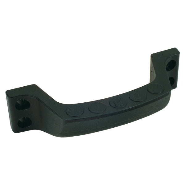 Roca, Griffe/Fußstützen, schwarz, 165x42mm, 500 kg Bruchfestigkeit, 400 kg Tragfähigkeit