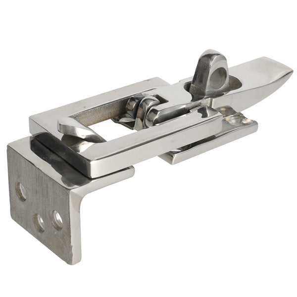 Überfallklemme mit Winkelverriegelungsbügel 89x28mm AISI 316 Edelstahl
