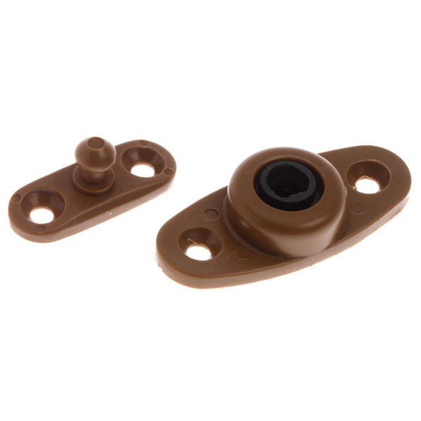 Roca, Türstopper 3-teilig aus Nylon/Gummi, Tiefe 17 mm, Höhe 58 mm