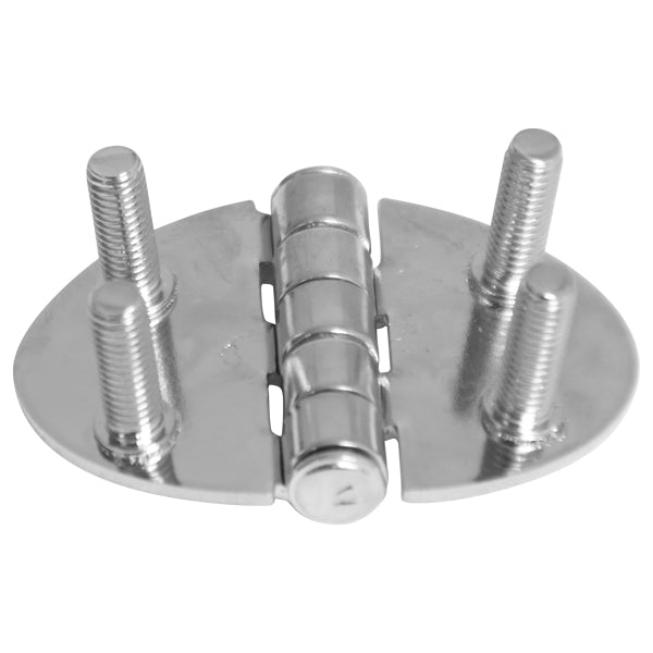 Roca, Scharnier oval mit festen M5 Schrauben AISI 316, 51x35 mm