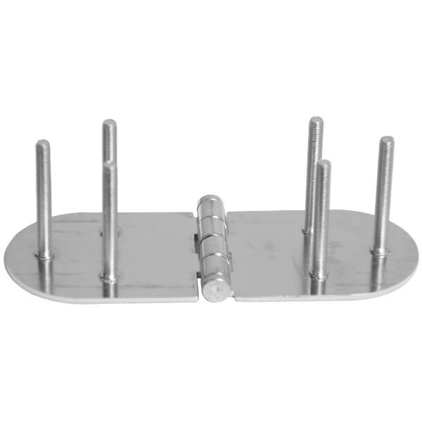 Roca, Scharnier RF mit feststehenden M6-Schrauben 60x160mm, umgekehrt, AISI 316