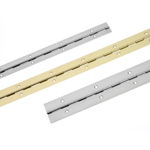 Klavierband pol. Messing, 1000x40 mm, Lochabstand 60 mm