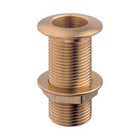 Guidi gennemføring i messing, designet til 1 1/2" tilslutning, set forfra