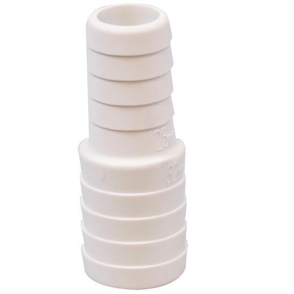 Trudesign, Schlauchadapter 38-32mm, Weiß, Kunststoff