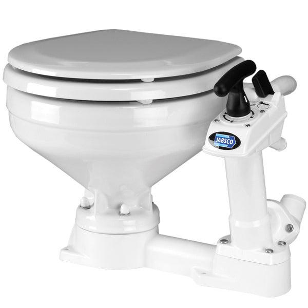 Jabsco manuelt toilet set forfra med twist n lock mekanisme