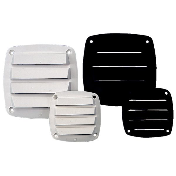 Roca, Ventilverschraubung schwarz 85x85mm, PVC