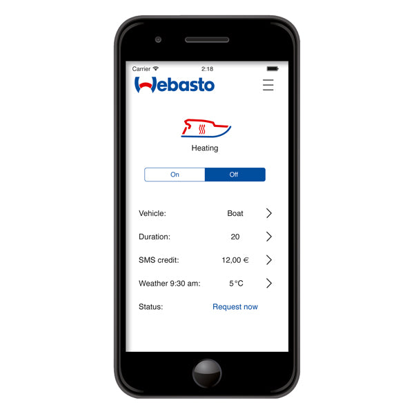 Webasto, ThermoConnect TCON2 - App-Steuerung mit GSM/GPS, inkl. e-sim und Abonnement