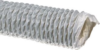 Kanalschlauch Ø100 mm, 10m, Grau, Stahlspirale, -25º-125ºC