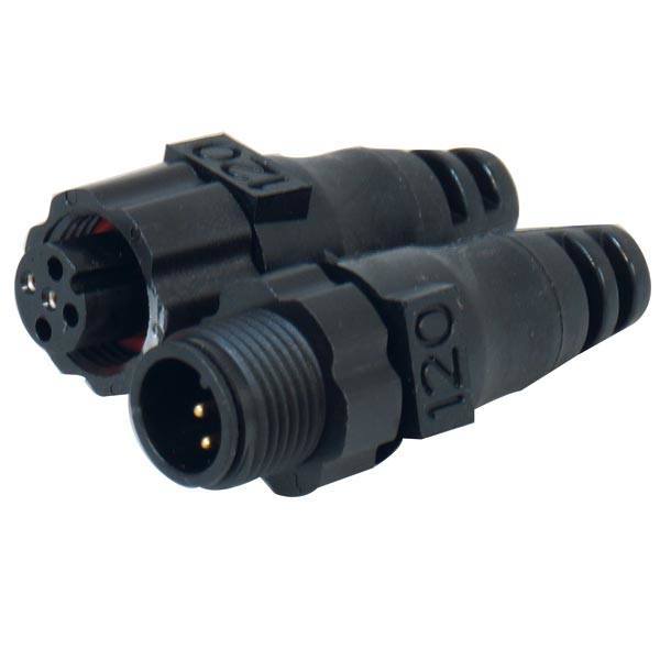 Navico, Terninator, 1 x Stecker und 1 x Buchse, 120 Ohm, 12V (2 Stück)