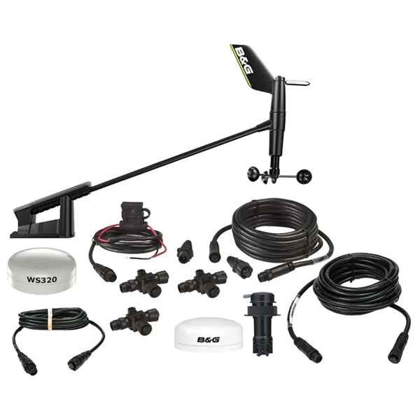 B&G, Sail Proformance sensor pack, WS320, DST810, ZG100, Micro-C backbone, N2K-kabler