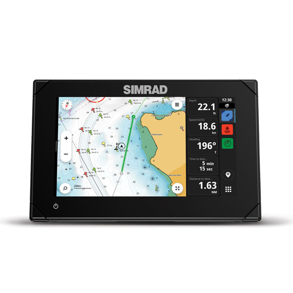 Simrad, NSX 3007 mit HDI Heckenschwinger