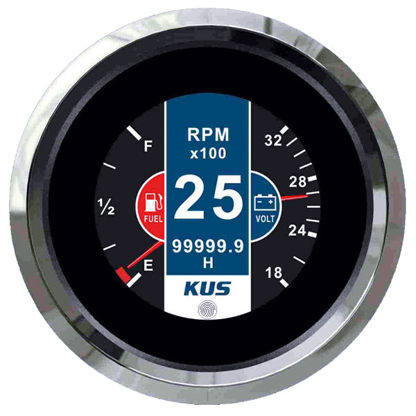 Kus, KMG-20T Multifunktionelt Digitalt Instrument 2" - NMEA 2000, IP67
