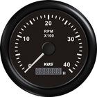 Kus omdrejningstæller til dieselmotorer, vises set forfra med tydelig display.