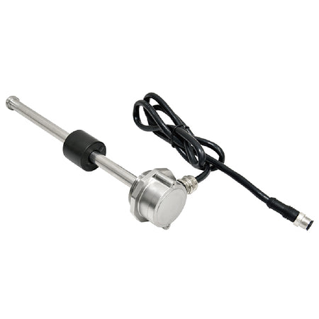 Kus brændstof/vandgiver monteret på båd, med NMEA2000-stik.