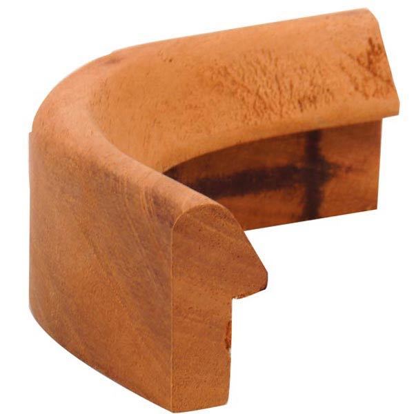 Mahagoni Winkel J-Profil innen 50/90°