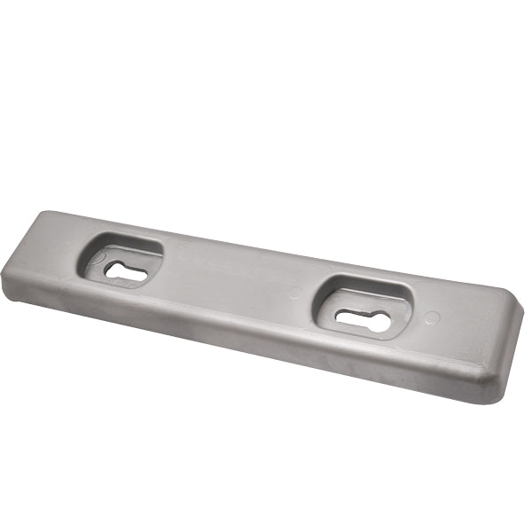 1852, Zinkanode für Motorboote, 7,2 kg, 100 mm breit, 450 mm lang, 220 mm Lochabstand, 1852-7200