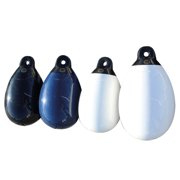 Dan-Fender, Single-eye fender 712 170 mm blå/sort top