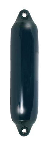 Polyform fender i navy med sort top, set fra siden