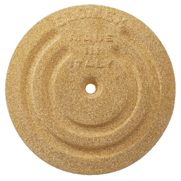 Glomex, Jordplade Ø 128 mm i gyldent sintret bronze inkl. skrue og bolt