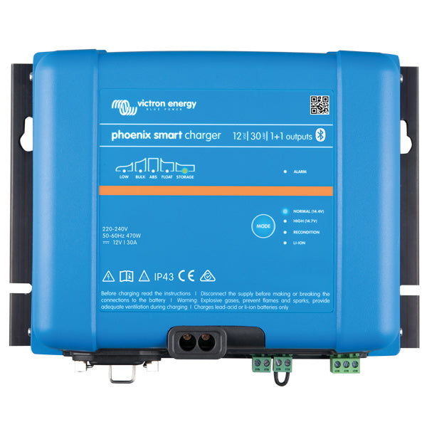 Victron, Phoenix Smart IP43 Ladegerät (1+1), 12V / 30 Amp, Bluetooth