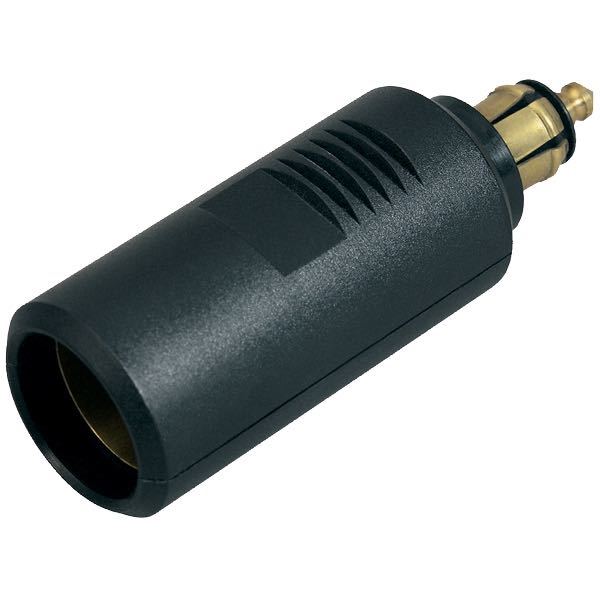 Pro Car, Stecker klein mit Zigarrenstecker-Adapter 12/24V / 16 Amp, DIN EN ISO 4165