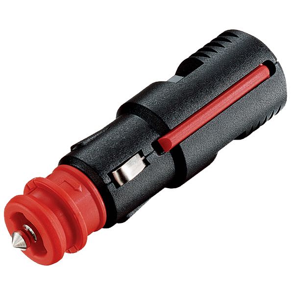 Pro Car, Universalstecker für Zigarren-/Normsteckdosen, 12/24V, 8 Ampere, DIN EN ISO 4165