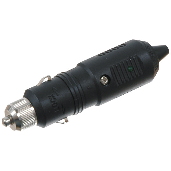 Stiftleiste mit LED-Diode, schwarz, spritzwassergeschützt, Polycarbonat