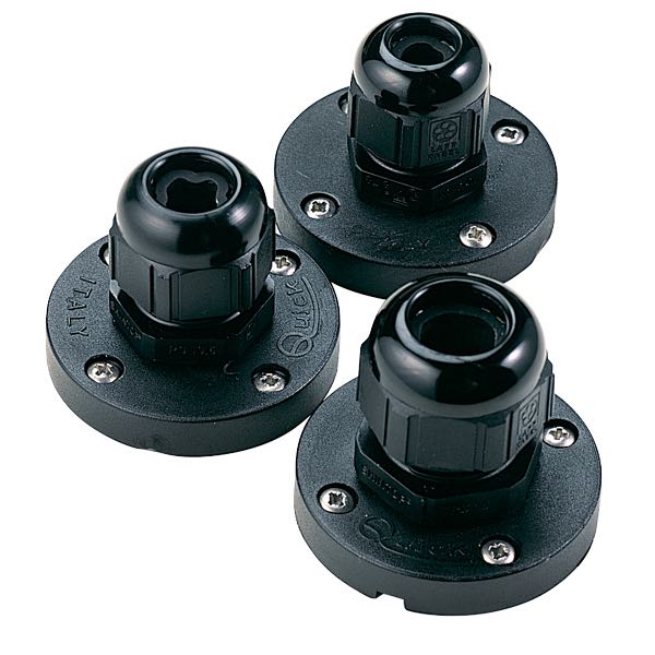 Quick, Kunststoff-Kabelverschraubung für VHF-Stecker, Ø7-12mm, 19 mm