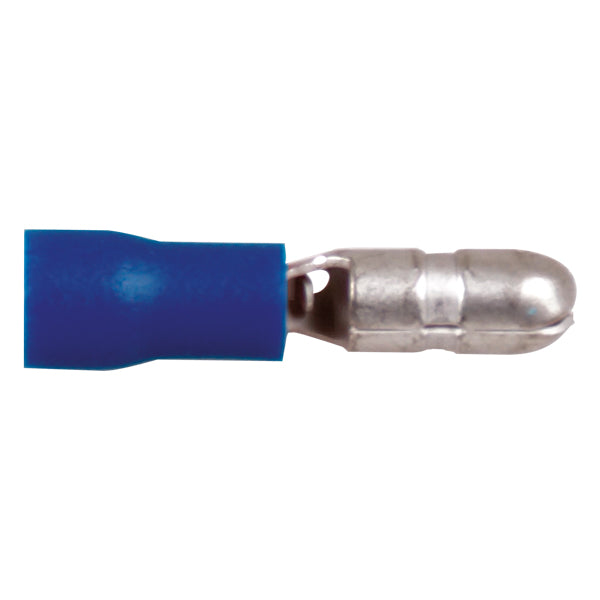 Messerleiste rund blau 4,0 mm, 1,5 - 2,5 mm², 10 Stück