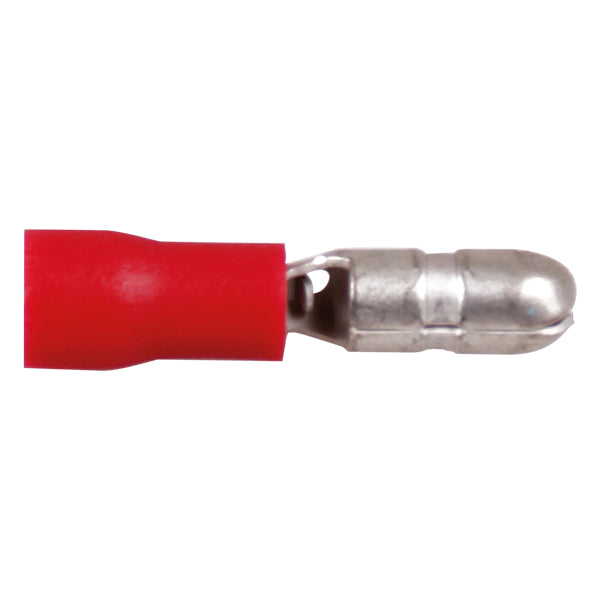 Messerleiste rund rot 4,0 mm, 10 Stück, 0,5 - 1,5 mm²