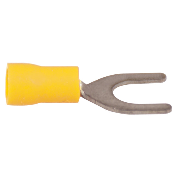 Gabelverbinder gelbes Loch 6,4 mm, 10 Stück, 4,0 - 6,0 mm²