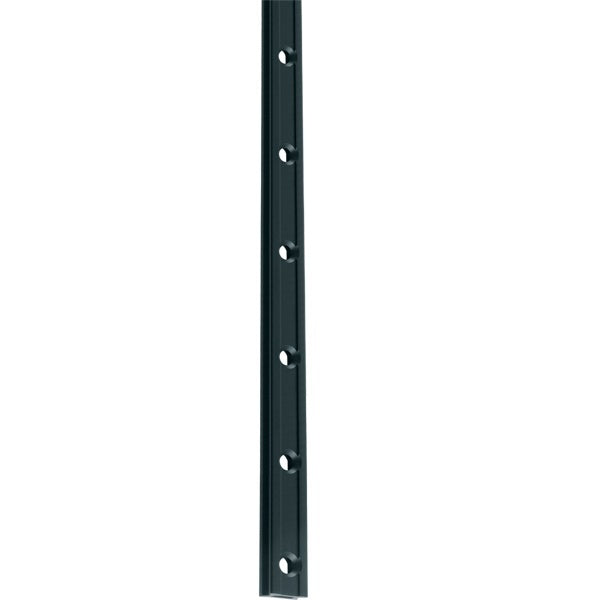 Ronstan, Schiene für Leistensystem, Serie 22, 2m, 22 mm, schwarz, Lochabstand 100 mm