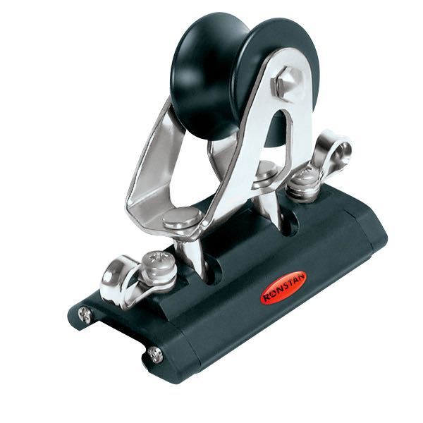 Ronstan, Genua-Laufkatze mit Mitnehmerwirbel, Serie 19, 19 mm X-Schiene, RC11930