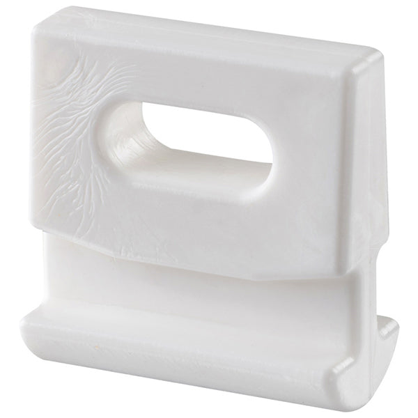 Hebegurt mit Rille 14mm, Nylon weiß, A: 30 mm, B: 28 mm, C: 14 mm, D: 4,5 mm