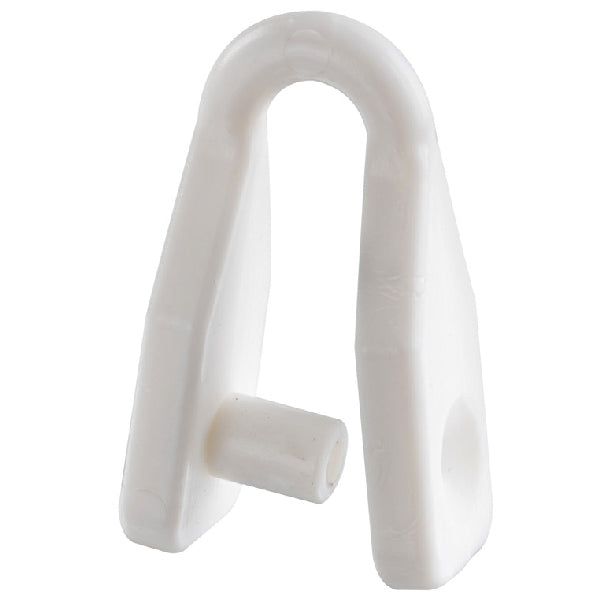 Schäkel weißes Nylon Ø6mm für Schraube, 1327035