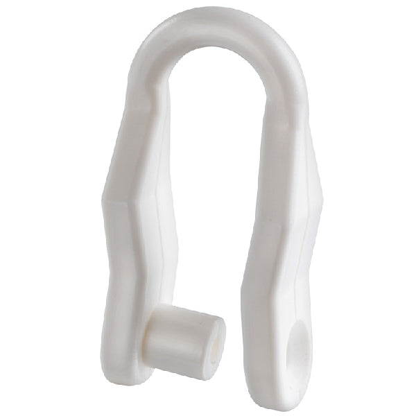 Schäkel weißes Nylon Ø8mm für Schraube, 1327035