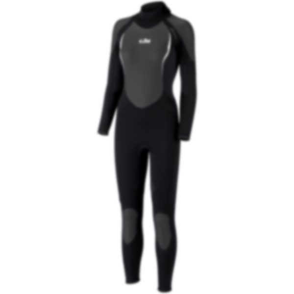 Gill, 4605 dame våddragt i sort størrelse 16 set fra siden