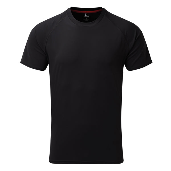 Gill, UV010 Men's UV Tec T-Shirt, Schwarz, Größe S, 50+ UV-Schutz, 100% Polyester