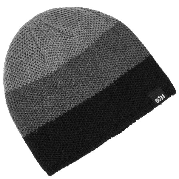 Gill, HT52 Trawler Häkelmütze, dreifarbig grau, Einheitsgröße (48-64 cm)