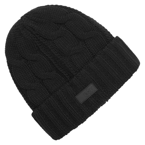 Gill, HT 56 Kabelstrickmütze, Schwarz, 50,0 cm
