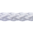 Robline Polyester 8 Allroundline 5mm i hvid farve, vist direkte på hvid baggrund.