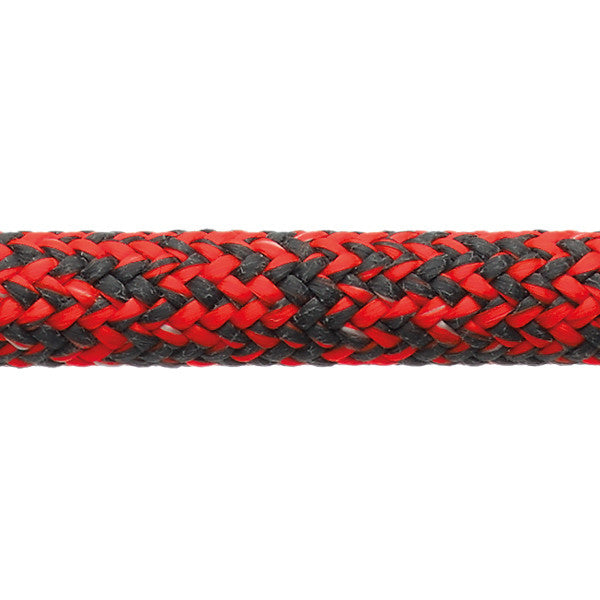 Robline, Sirius XTS Dyneema Cruising, 10mm, Rød/Sort/Hvid, 1m (løbende meter)