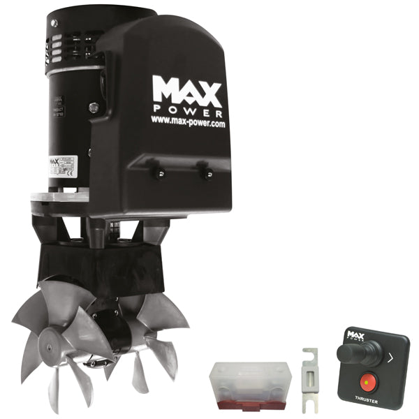 Max Power, Bovpropel Kit CT125 24V med Joystick og Sikring - 34-59 fod, 11,5 HK, 225 A