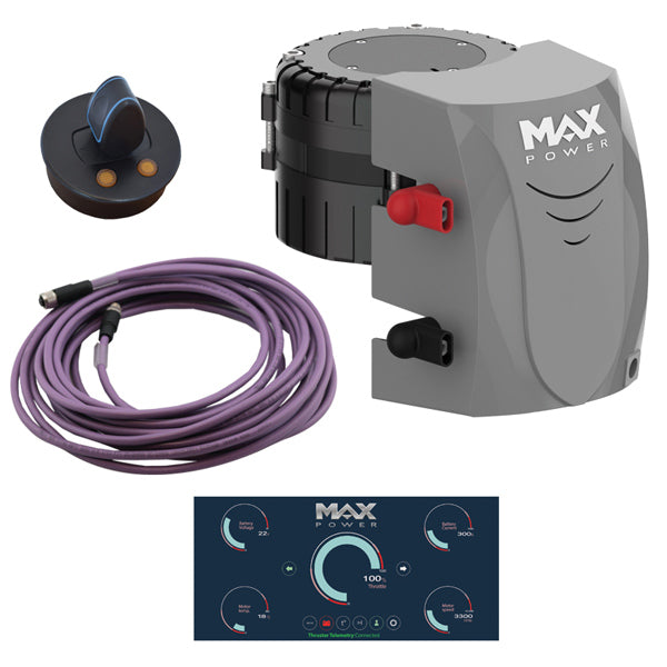 Max Power, Eco 90 Bovpropel Motor Kit med Joystick 24V
