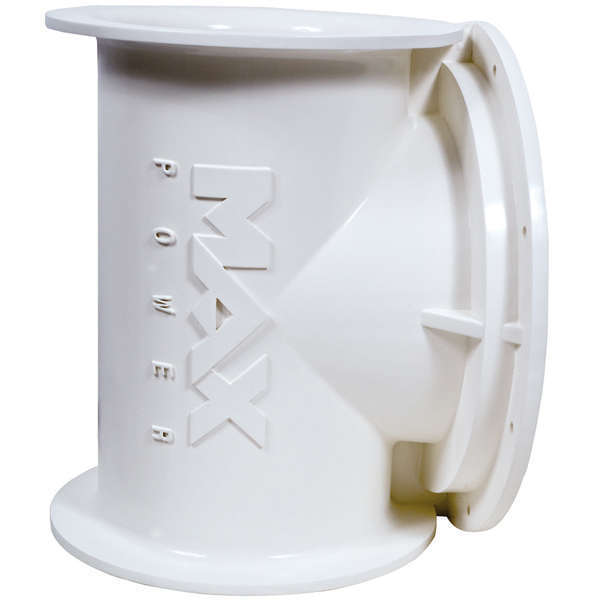 Steven Rohr Max Power, Stevenrohr für 35 und 45 Bugstrahlruder, Ø125 cm, Weiß – BoatLab