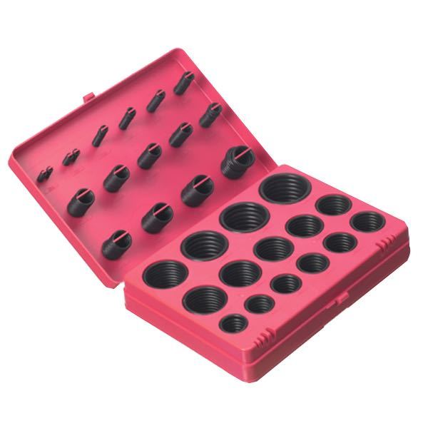 O-Ring Sortiment 30 Größen, 382 Stück, Zoll