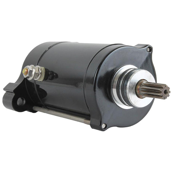 Quicksilver 12-volt starter præsenteret forfra med kabelforbindelser
