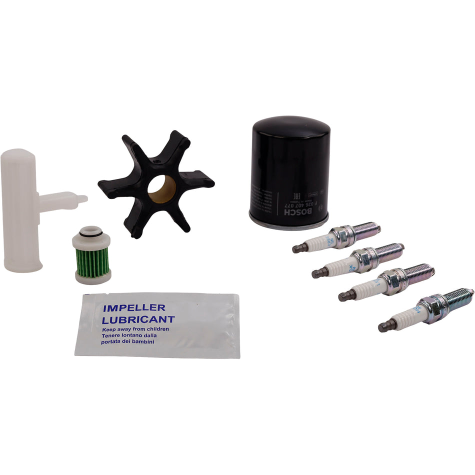 SeaTec, Yamaha Servicekit F115B/F130A (2014+/2015+) - Oliefilter, Brændstoffilter, Tændrør, Impeller